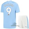 Officiële Voetbalshirt + Korte Broek Manchester City Haaland 9 Thuis 2023-24 - Kids